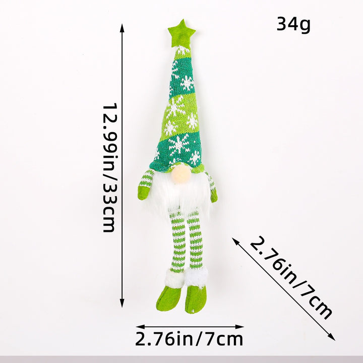Bright Christmas Elf Figure with Sequins