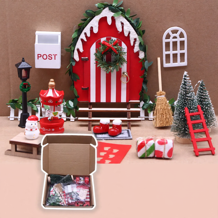 Miniature Elf Door Set for Dollhouses