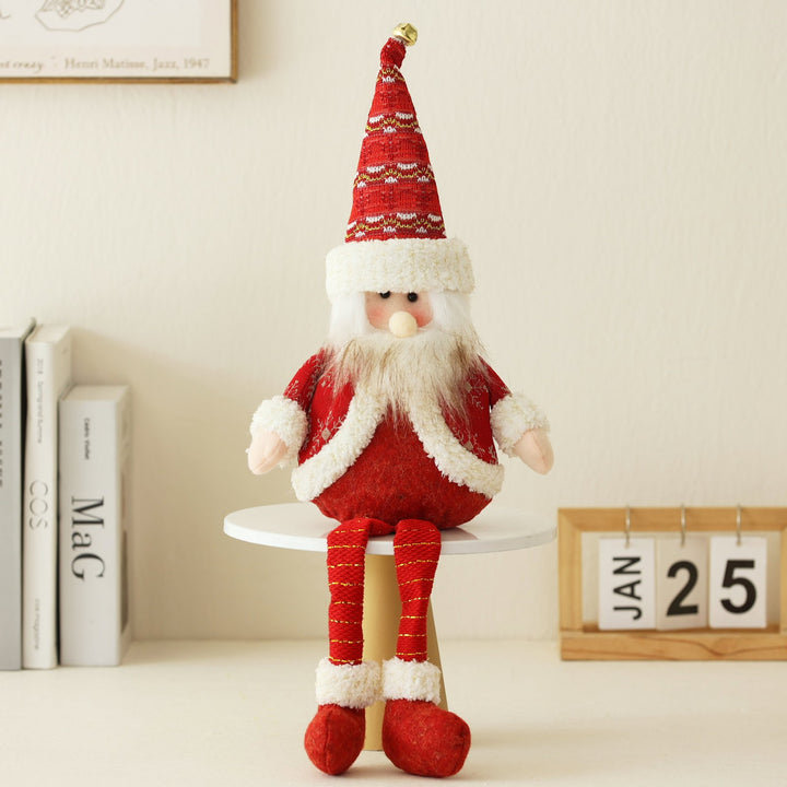 Decorative gnome figure made of fabric for Christmas