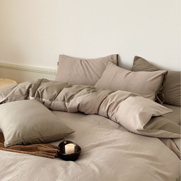 Cotton bedding set, 100s, long staple comb, 4-piece
