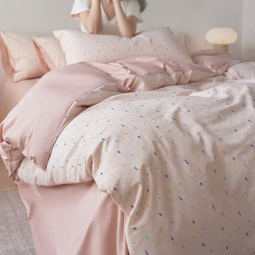 Cotton bedding set, 4-piece, sewing pattern