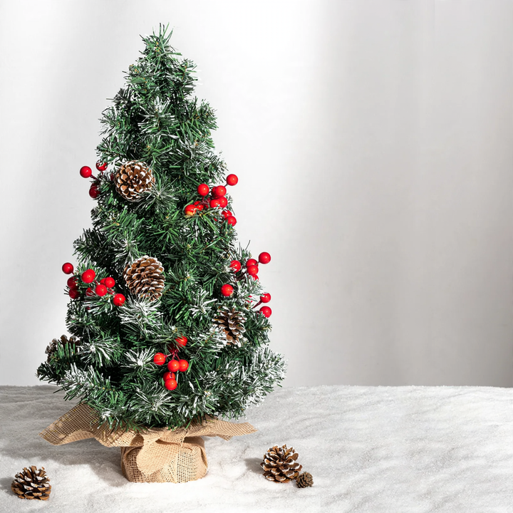Mini Christmas tree, PVC, table decoration