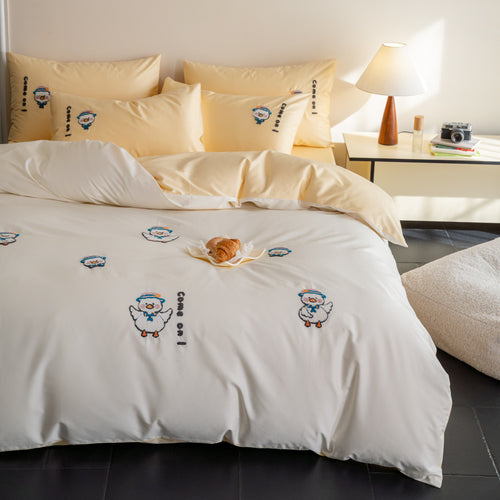 Cotton bedding set, 50S, cartoon pattern