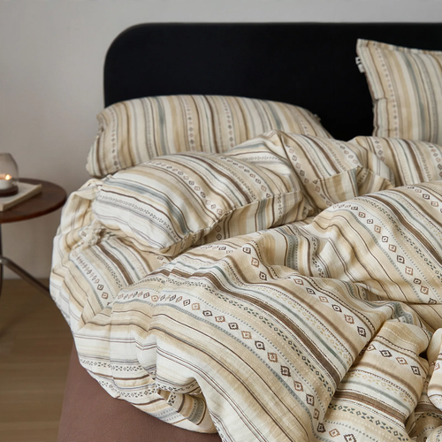 Cotton-linen bedding, 4-piece