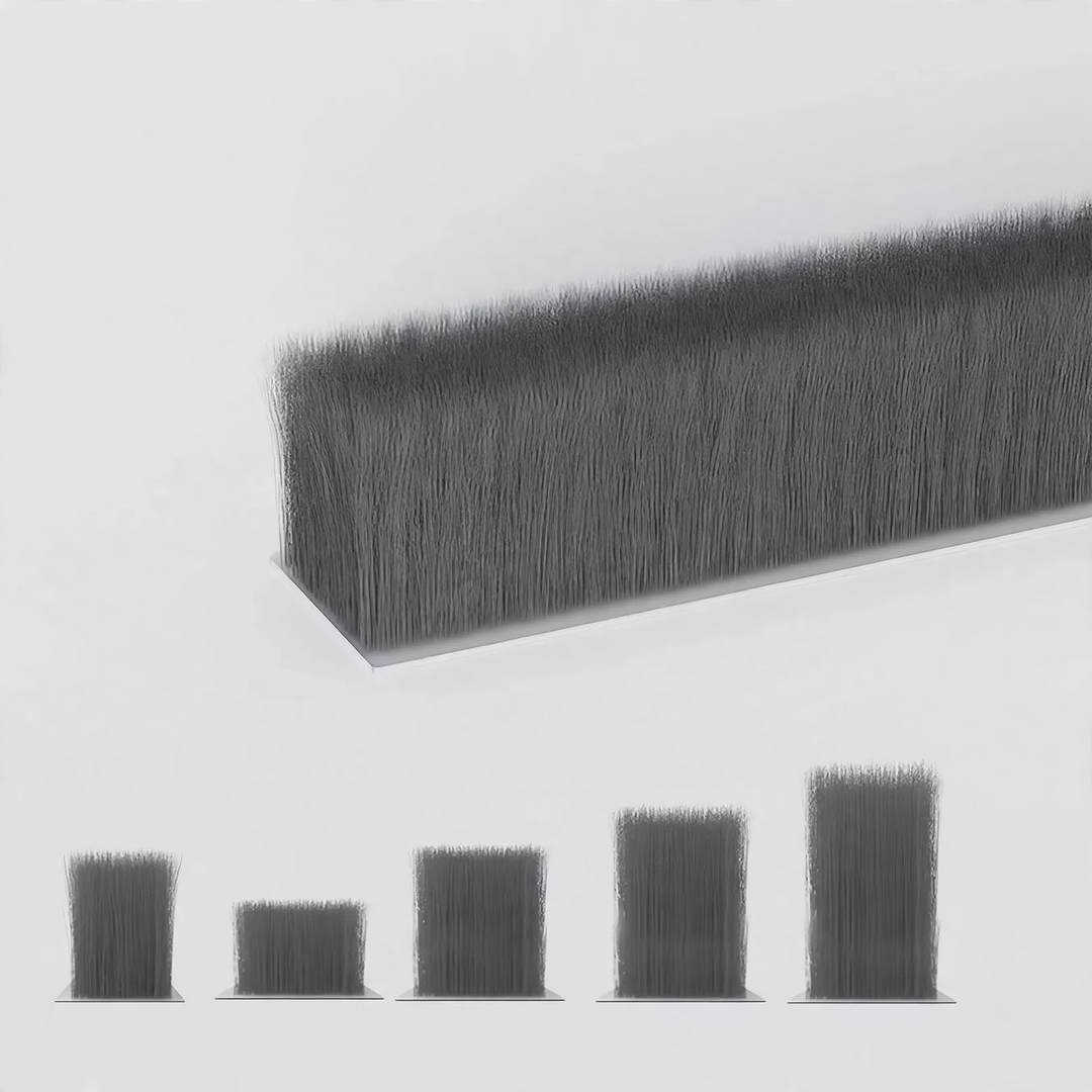 Brush seal for door and window gaps