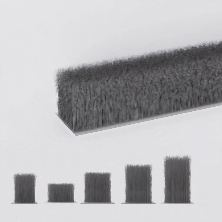 Brush seal for door and window gaps