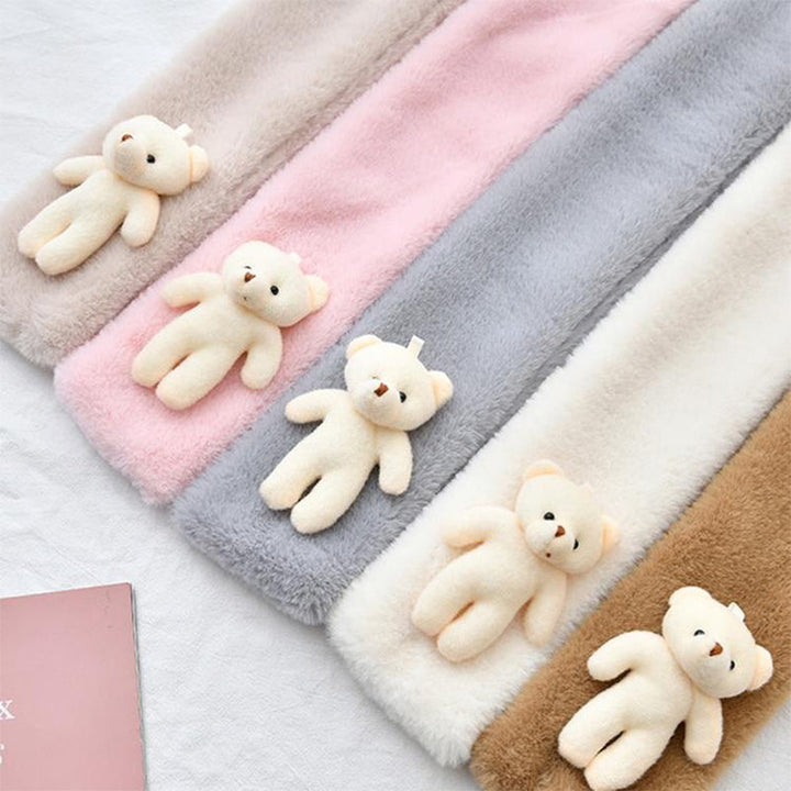 BowLift | Sweet Bear Plush Scarf for Adults and Children