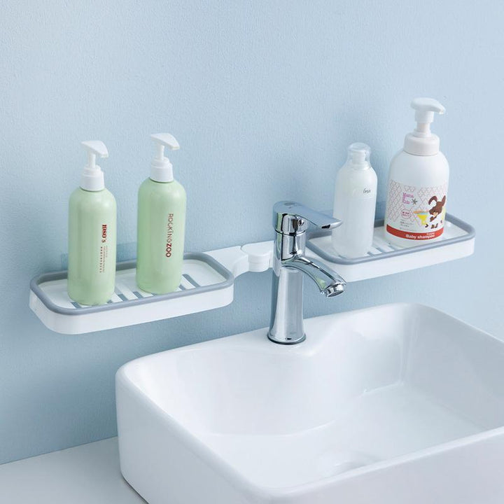 BowLift | Punch-free Corner Shelf for Bathroom