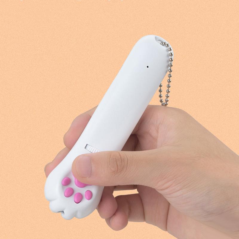 BowLift | PurrPlay USB Rechargeable Cat Laser Toy – Interactive LED Light with 4 Cartridges