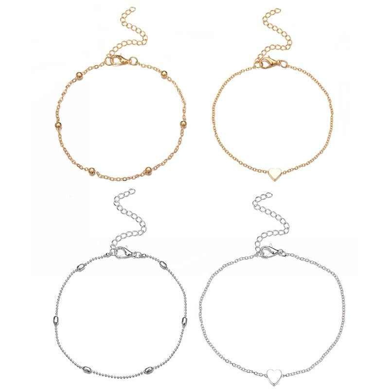 BowLift | Fashion Heart Anklets for Women