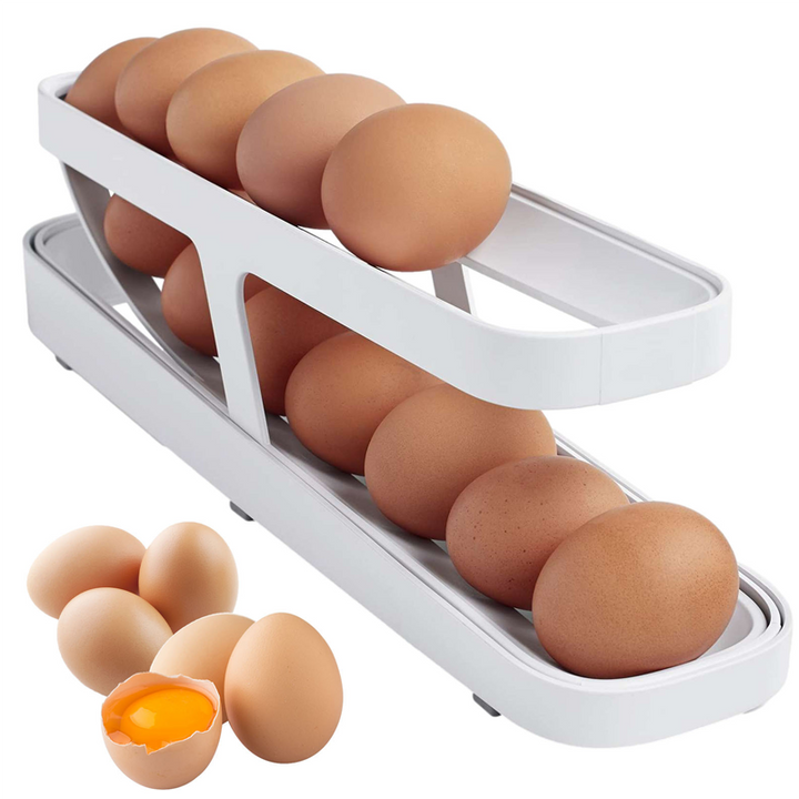 Automatic Scrolling Egg Rack Holder Storage Box | Bowlift