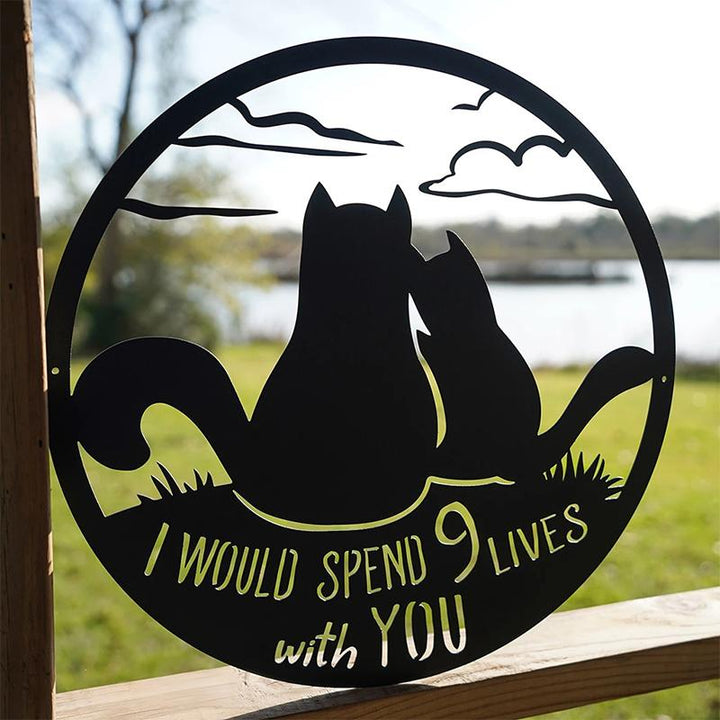 BowLift | Metal Cat Silhouette Decoration Art