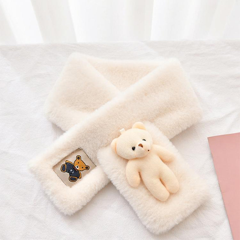 BowLift | Sweet Bear Plush Scarf for Adults and Children
