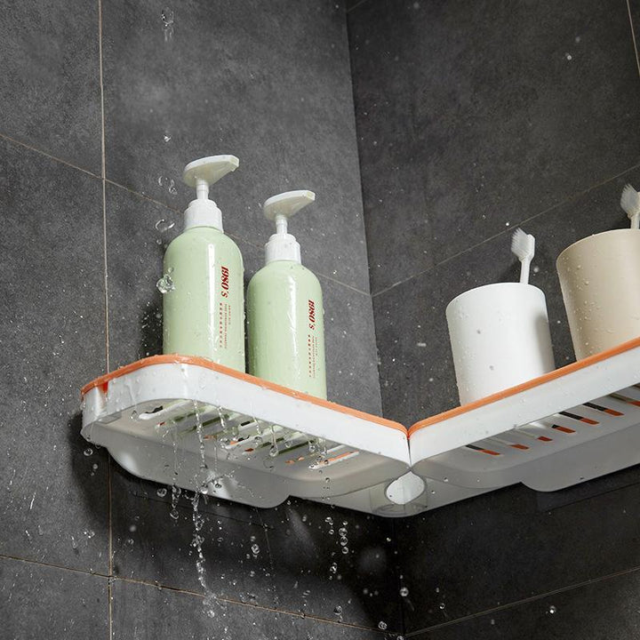 Bathroom 180° Rotatable Corner Punch-Free Rack | Bowlift