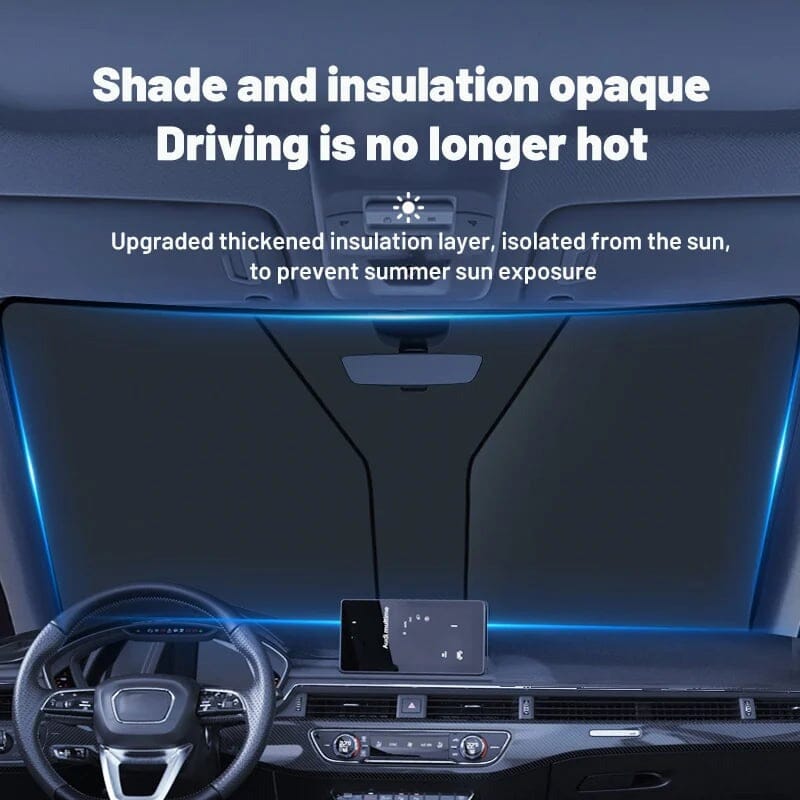 BowLift | Windshield Sun Shade Folding Sun Visor