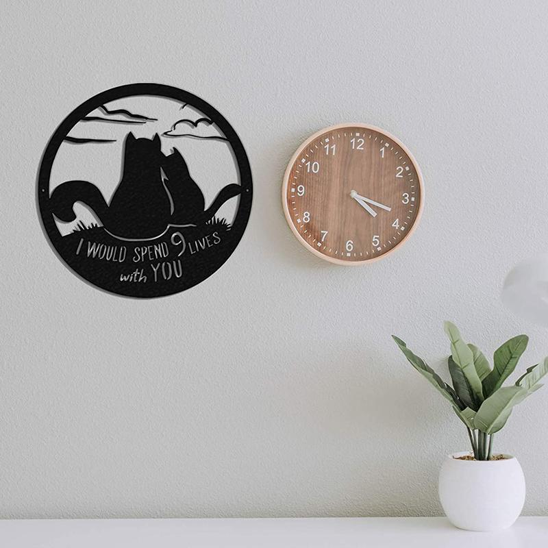 BowLift | Metal Cat Silhouette Decoration Art