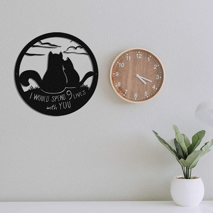 BowLift | Metal Cat Silhouette Decoration Art