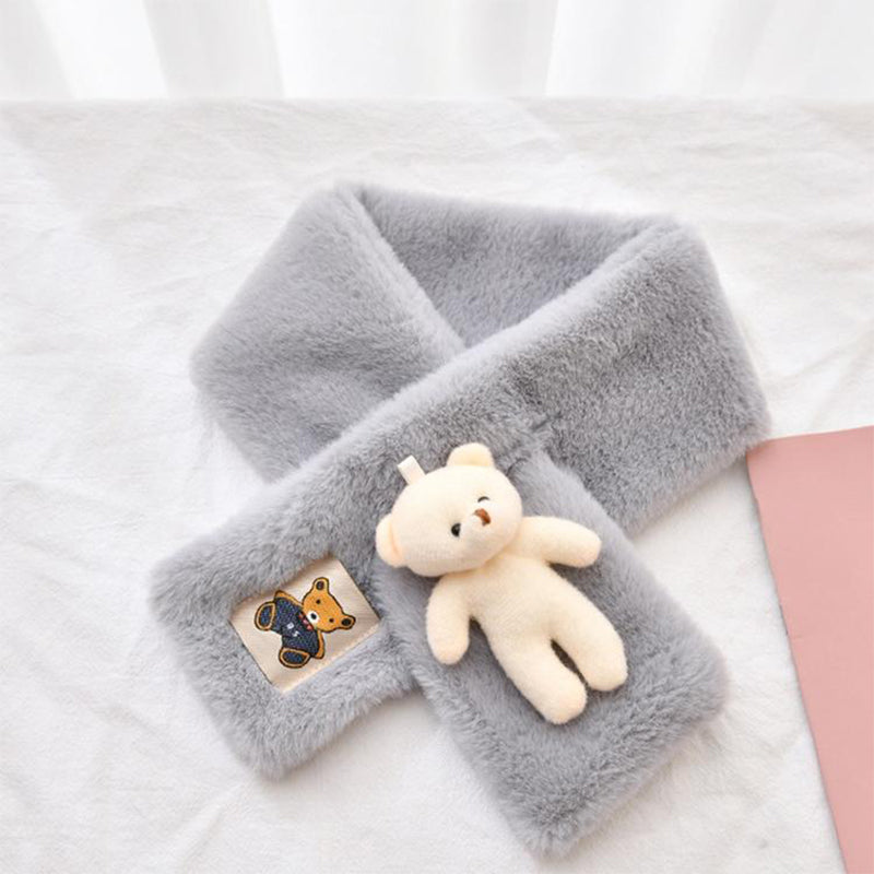 BowLift | Sweet Bear Plush Scarf for Adults and Children