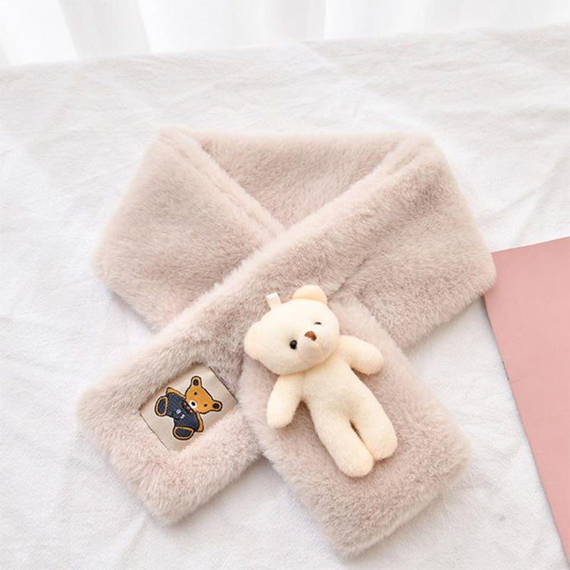 BowLift | Sweet Bear Plush Scarf for Adults and Children