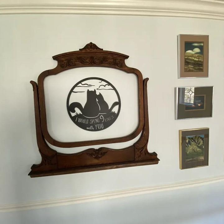 BowLift | Metal Cat Silhouette Decoration Art