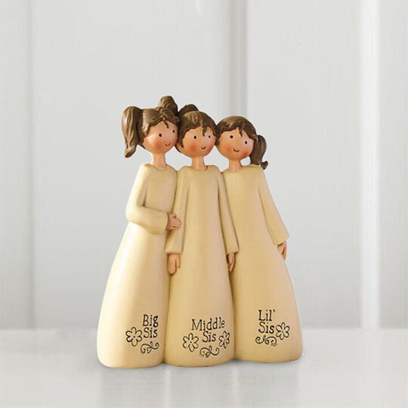 Celebrating Friendship Gifts Statue - Hand-Painted Sculptures Ornament | Bowlift