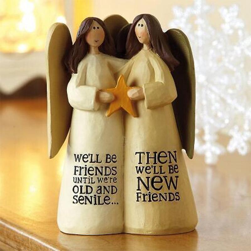 BowLift | Celebration Friendship Gifts Statue - Hand-Painted Sculptures Ornament