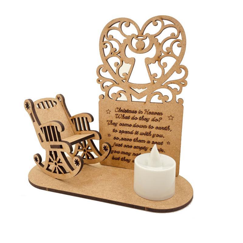 BowLift | Wooden Christmas Remembrance Ornament