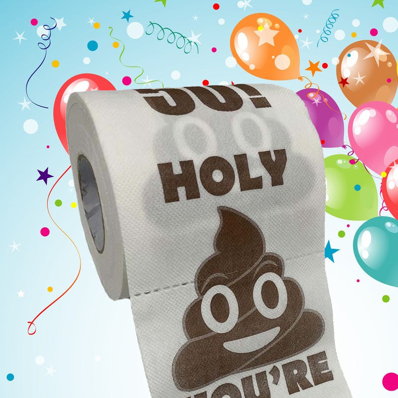BowLift | Poop Happy Birthday Printed Roll Paper