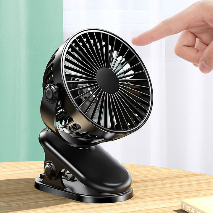 Clip Type USB Rechargeable Mini Electric Fan | Bowlift