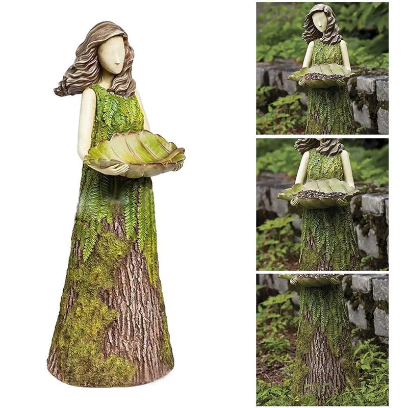 Forest Girl Bird Feeder | Bowlift