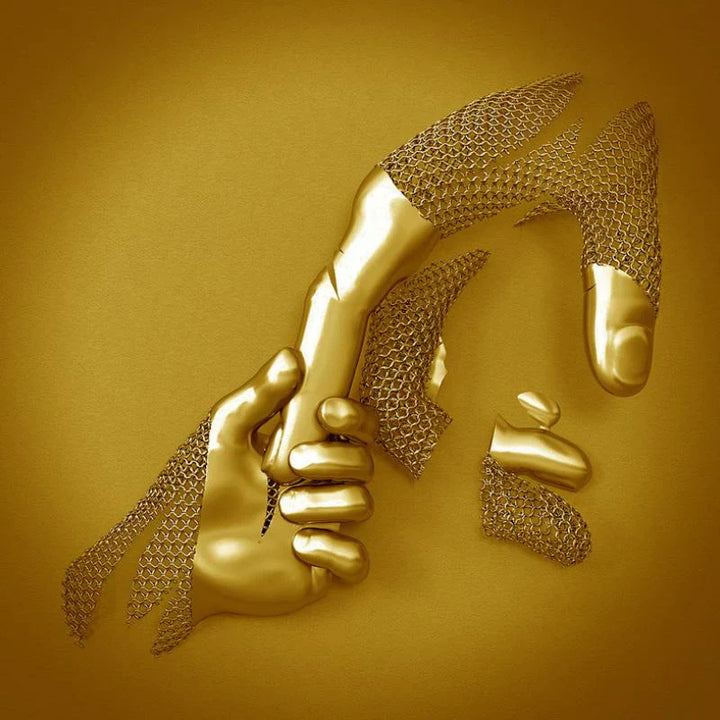 BowLift | Love Canvas with Elegant Metal Figure in Modern Design