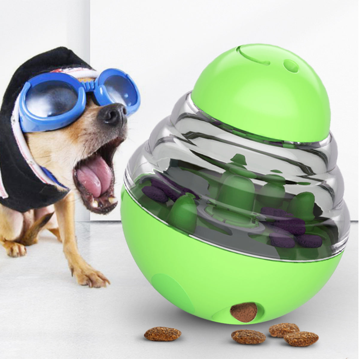 Wobble Food Ball – Interactive Feeder & Play Toy for Dogs