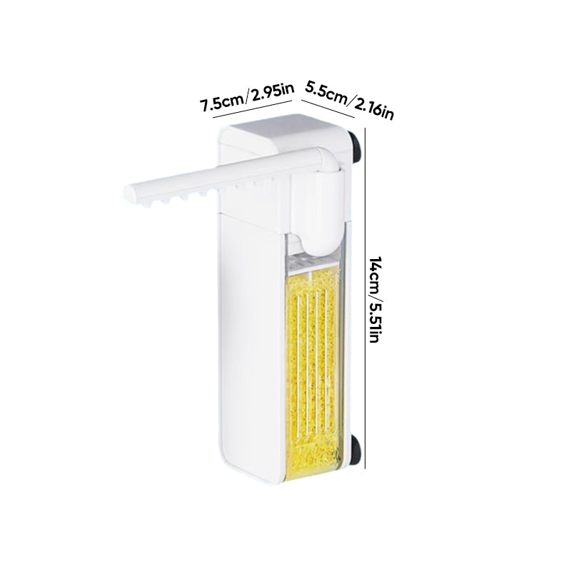 Quiet Fish Tank Aquarium Wall-Mounted Water Filter | Bowlift