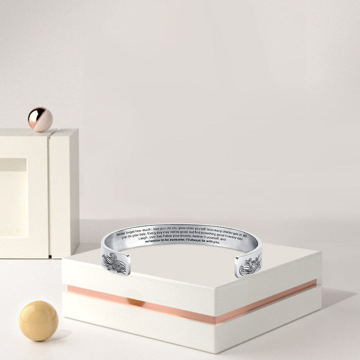 BowLift | For my granddaughter, I will always be with you bracelet