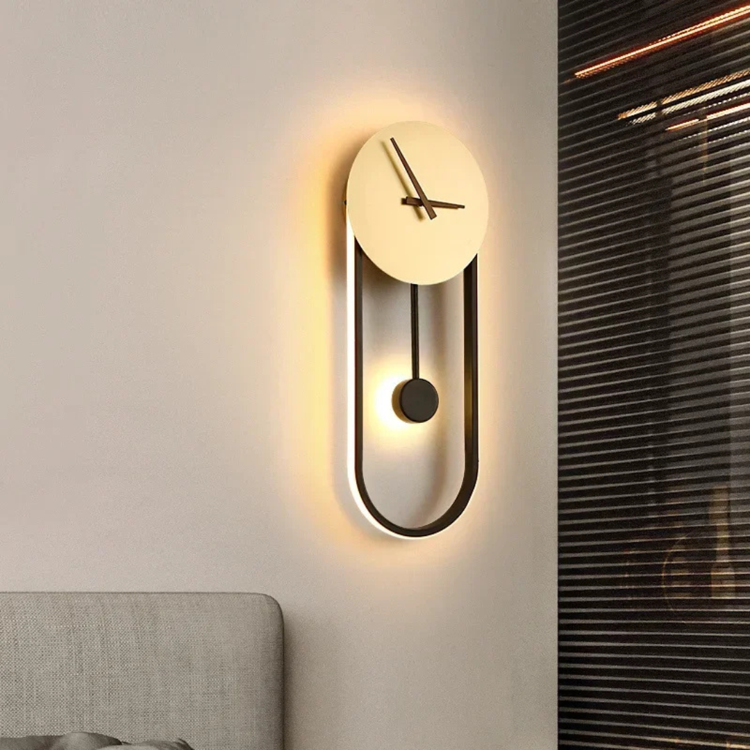 BowLift | LED Wall Clock in Minimalist Style Horalis