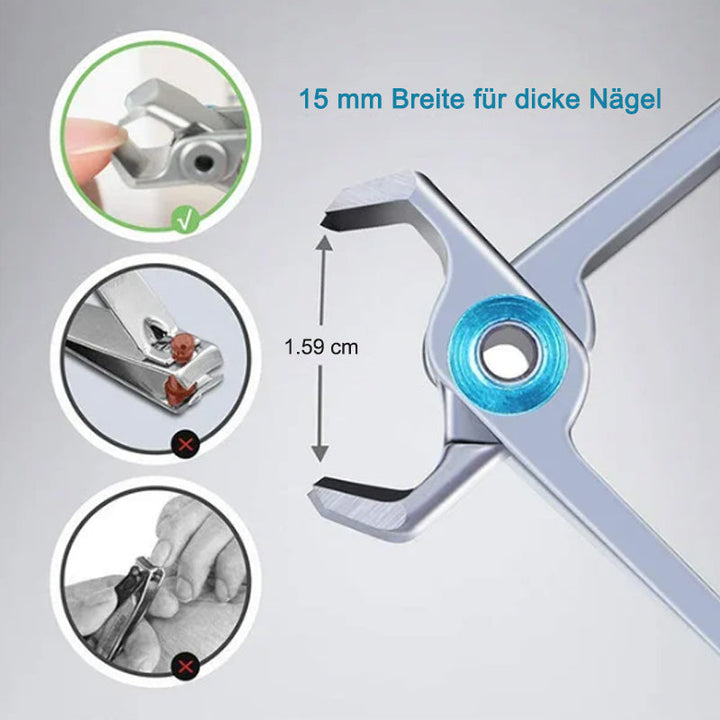 Portable ultra-sharp nail clippers made of stainless steel | Bowlift