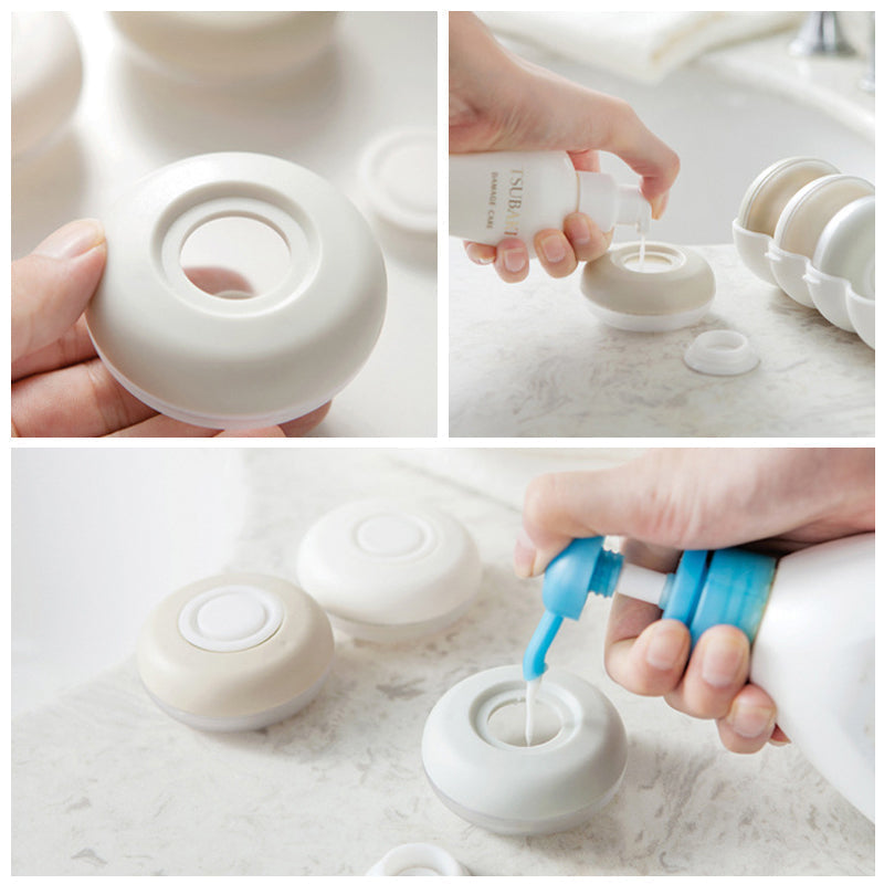BowLift | Reusable Travel Lotion Container Set (4 Pieces)