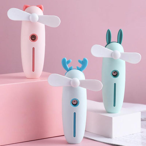 Mini Cartoon Portable Fan | Bowlift