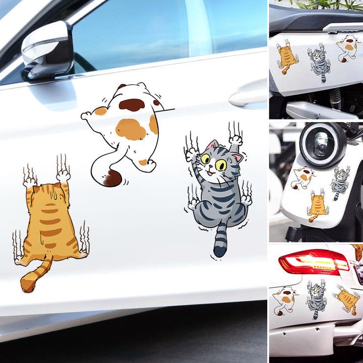 BowLift | Cute Cat Cartoon Car Sticker