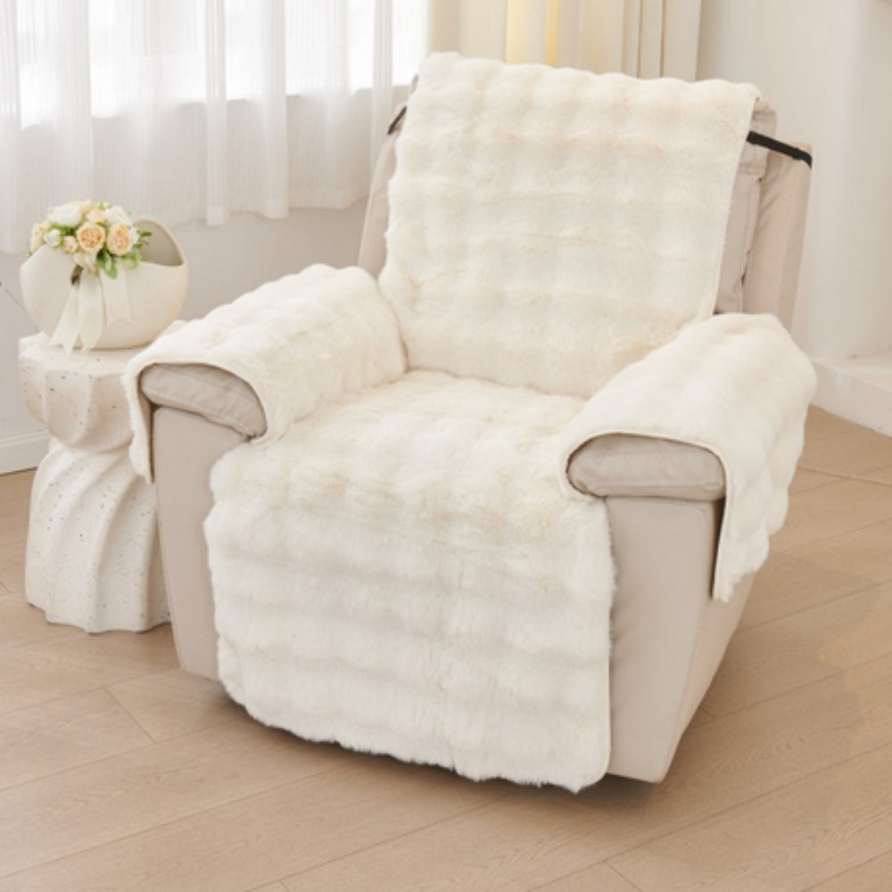 BowLift | Faux Fur Recliner Sofa Cover