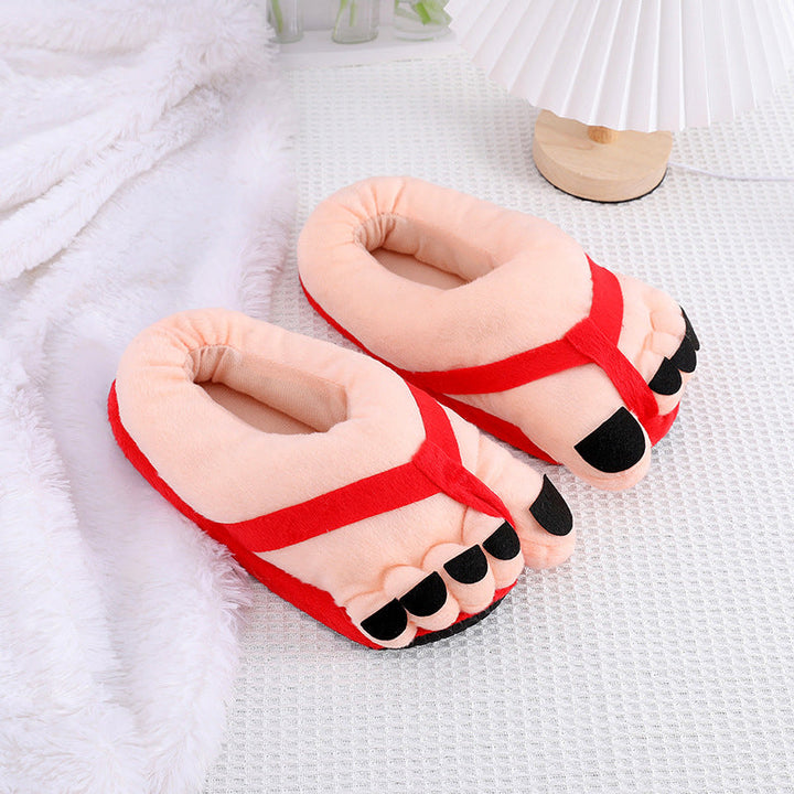 BowLift | Funny Foot Plush Novelty Slippers