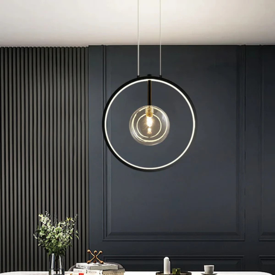 BowLift | Minimalist Black Pendant Lamp