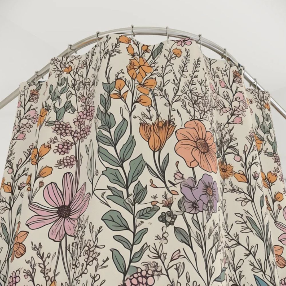 BowLift | Flourish Bloom Shower Curtain