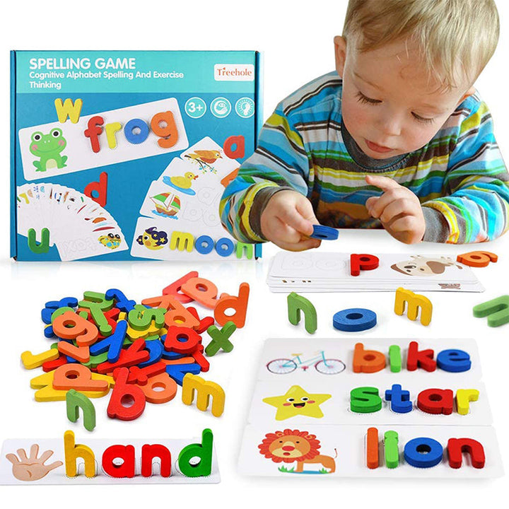 Letter recognition spelling game | Bowlift