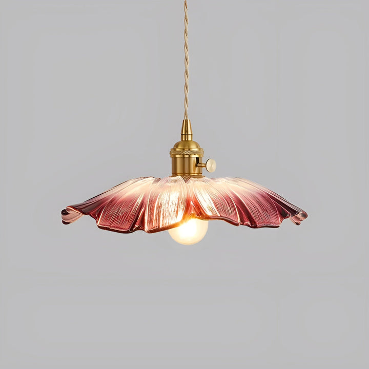 Hanging lamp with floral motif – Warm light & stylish design | For your home | Bowlift