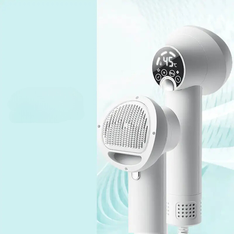 PurrfectDry – Silent Hair Dryer and Brush for Pets Bowlift