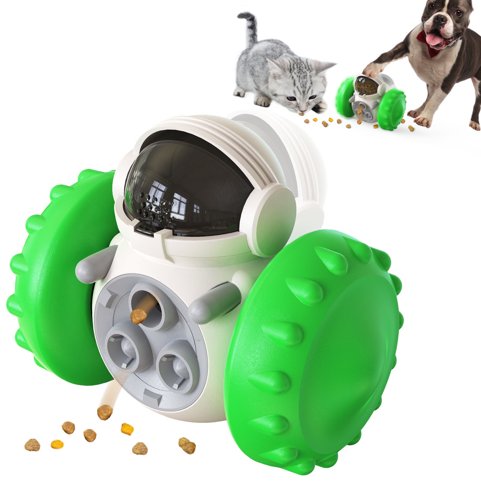 Wobble Food Car – Balance & Slow Feeder Toy for Dogs & Cats