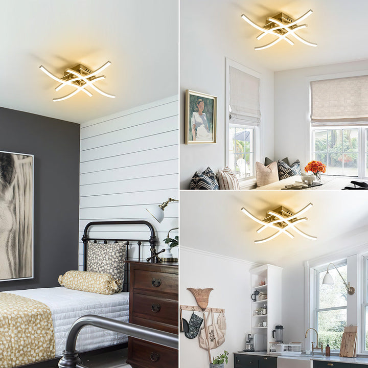BowLift | LED Ceiling Light Modern Aluminum Flush Fixture