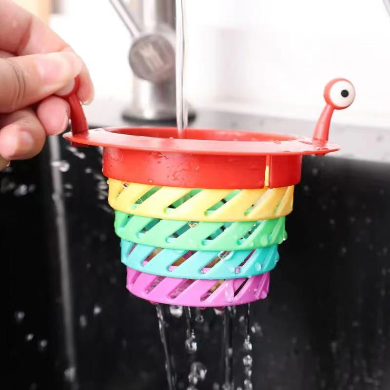 BowLift | Little Monster Colorful Foldable Sink Strainer Basket