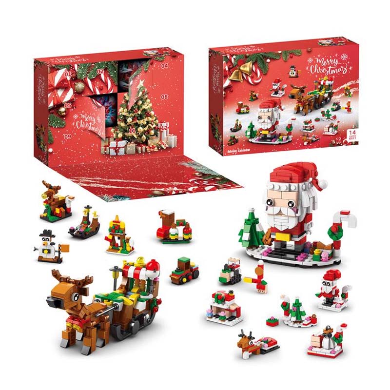 BuildJoy - Festive Building Blocks Advent Calendar Bowlift